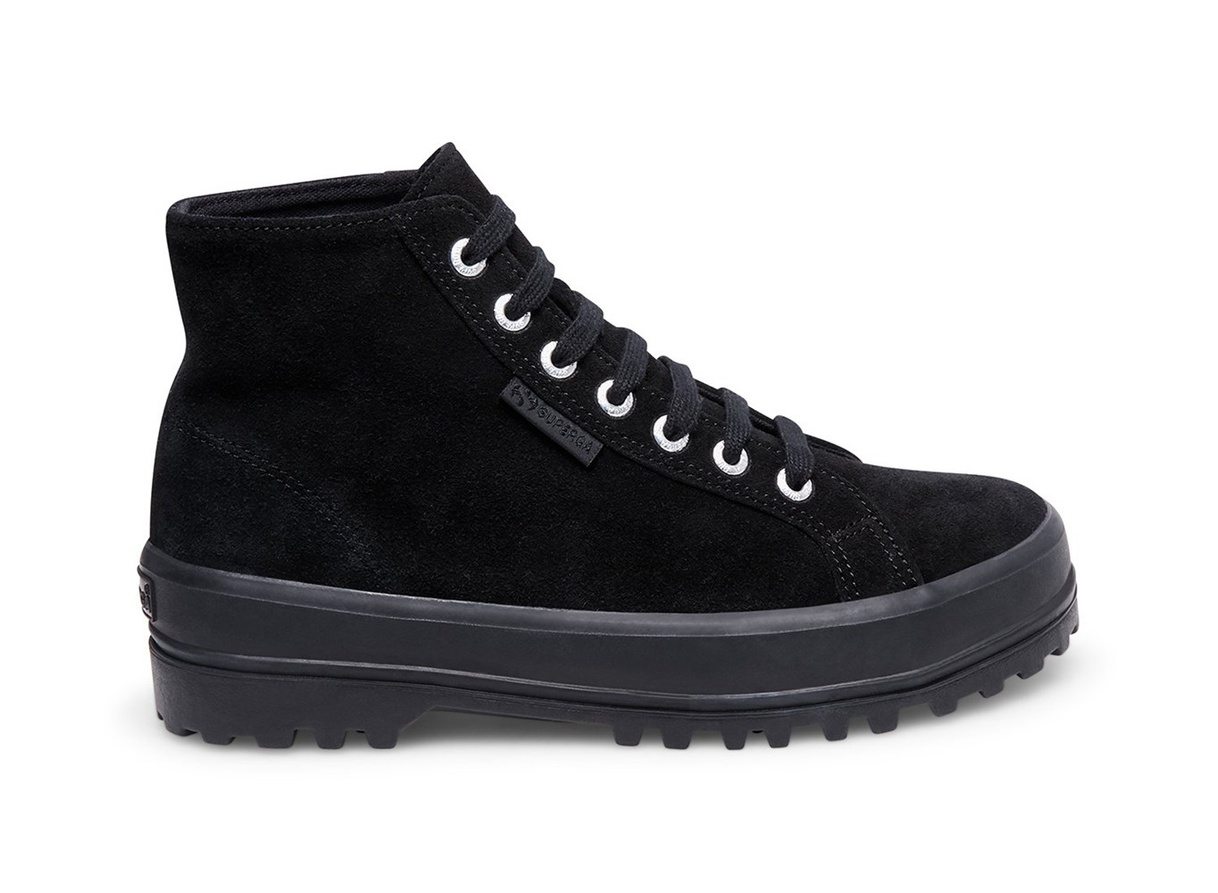 Botas Superga Mujer Negras - 2341 Suew - 043968XZH